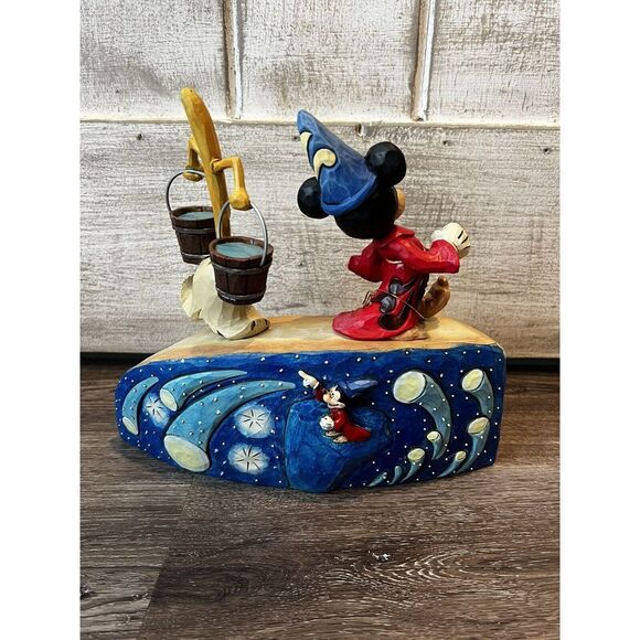 Jim Shore NWB Disney Traditions-"Summoning the Stars" 4043653 Fantasia Mickey - Picture 5 of 6